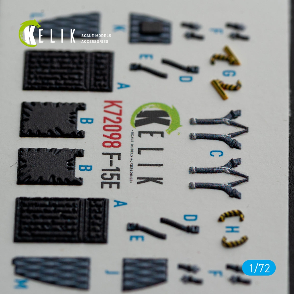 KELIK K72098 F-15E - interior 3D decals for GWH kit 1/72 – Bild 4