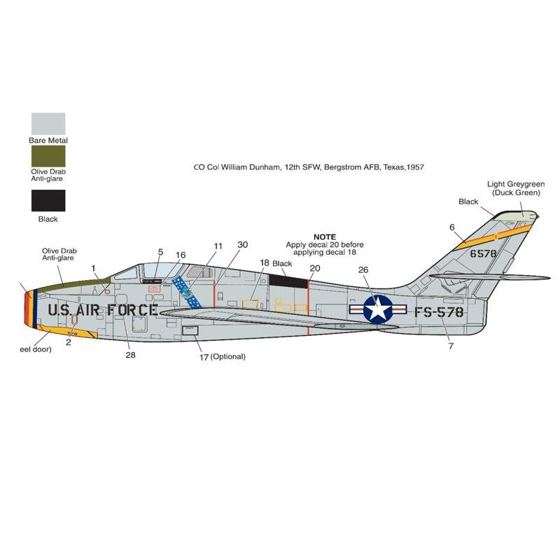Kinetic K48113 F-84F USAF 1/48 – zdjęcie 7