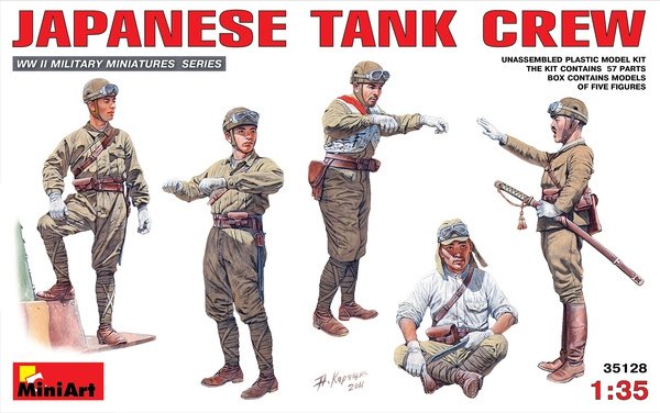 MiniArt 35128 JAPANESE TANK CREW 1/35