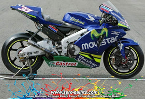 Zero Paints ZP-1015 Honda RC211V Telefonica Movistar Paints 2x30ml – image 2