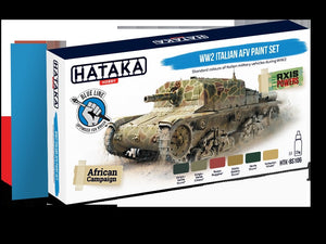 Hataka HTK-BS106 WW2 Italian AFV paint set (6x17 ml) – obrázek 2