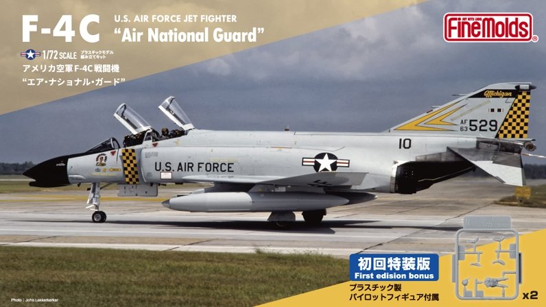 Fine Molds FP46S US Air Force Jet Fighter F-4C &amp;quot;Air National Guard&amp;quot; 1/72