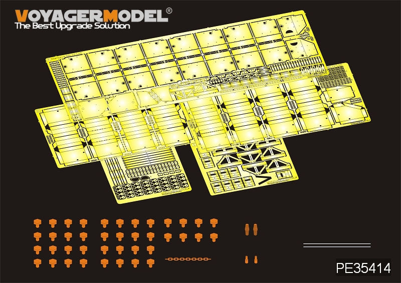 Voyager Model PE35414 Modern Merkava Mk.IV LIC MBT side skirt For ACADEMY 13227 1/35