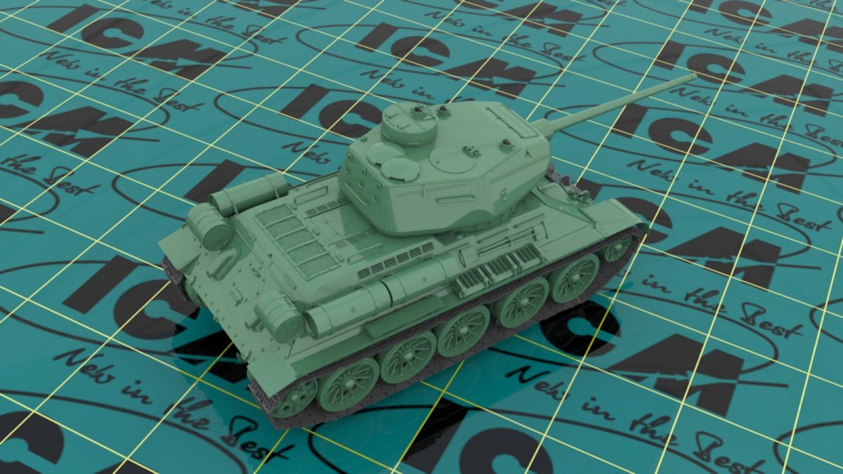ICM 35367 Т-34-85, WWII Soviet Medium Tank 1/35 – immagine 3