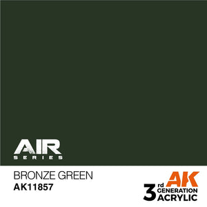 AK Interactive AK11857 ​​BRONZE GREEN – AIR 17 ml