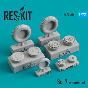 RESKIT RS72-0181 ENSEMBLE DE ROUES SU-7 1/72