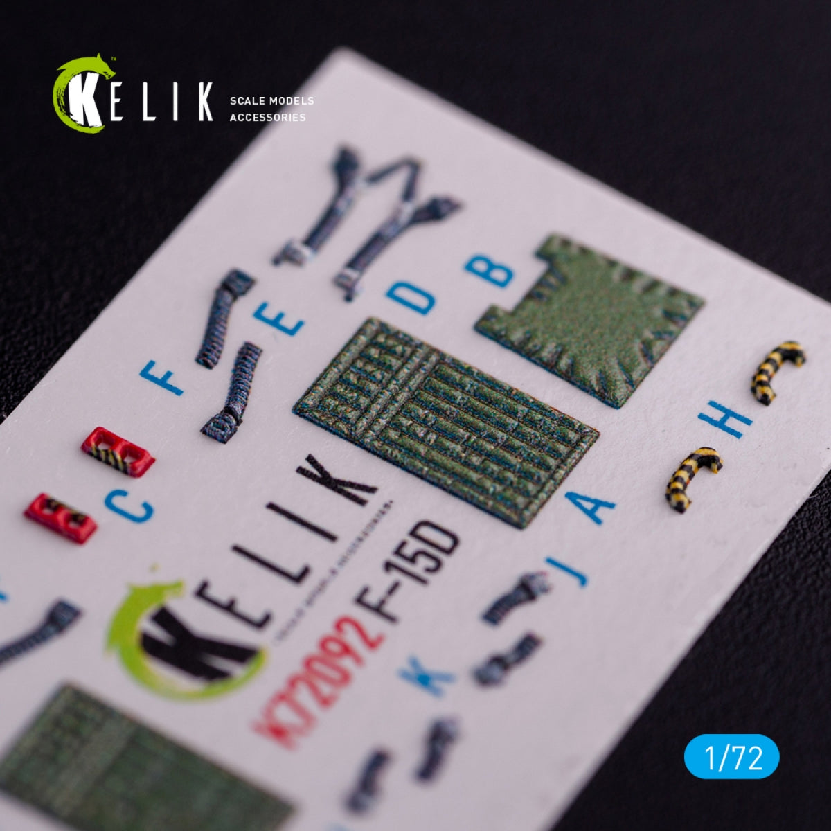 KELIK K72092 F-15D - interior 3D decals for FineMolds kit 1/72 – image 6