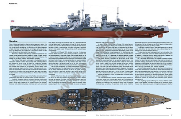 Kagero 16069 The Battleship HMS Prince of Wales EN – obrázek 2