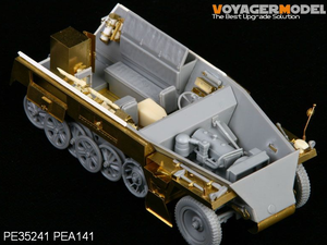 Voyager Model PEA141 WWII German Sd.Kfz.250 NEU Stowage Bins &amp;amp; Fenders (For DRAGON Kit) 1/35 – image 4