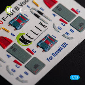 KELIK K72130 F-101 Voodoo - interior 3D decals for Revell kit 1/72 – image 7