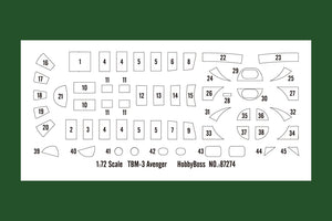 Hobby Boss 87274 TBM-3 Avenger 1/72 – obrázek 3