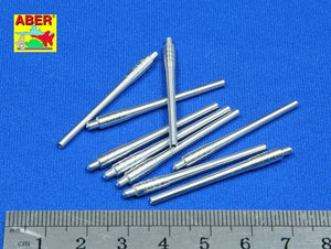 Aber 350L-09 Set of 9 pcs 460 mm barrels for Japanese ships Yamato and Musashi 1/350 – imagen 2
