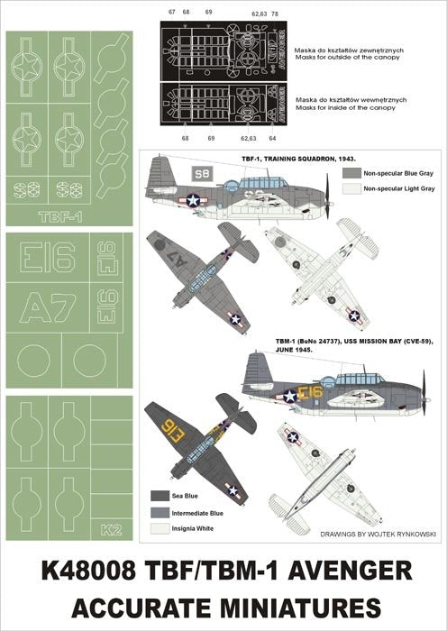 Montex K48008 TBM-1C Avenger 1/48