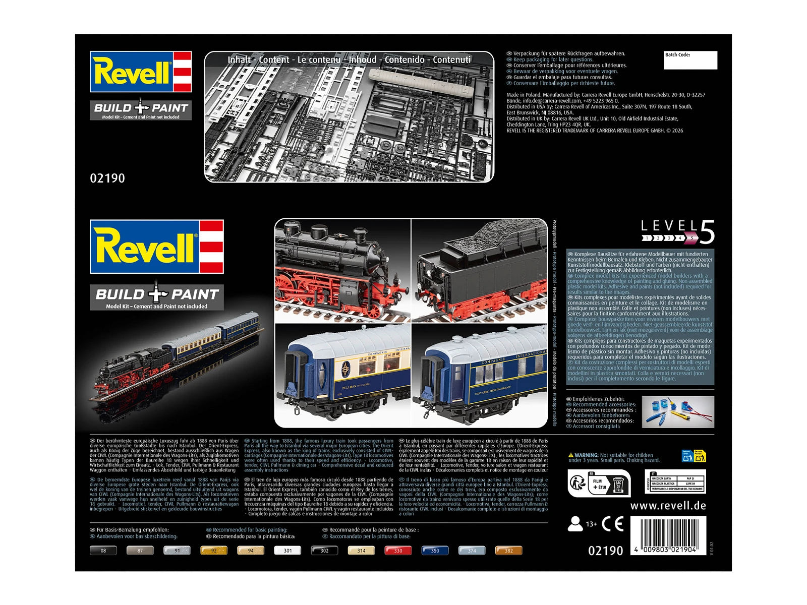 Revell 02190 Orient Express (Revell Classics) 1/87 – zdjęcie 10