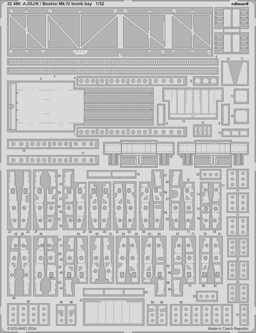 Eduard BIG33162 Boston Mk. IV HONG KONG MODELS 1/32 – obrázek 2
