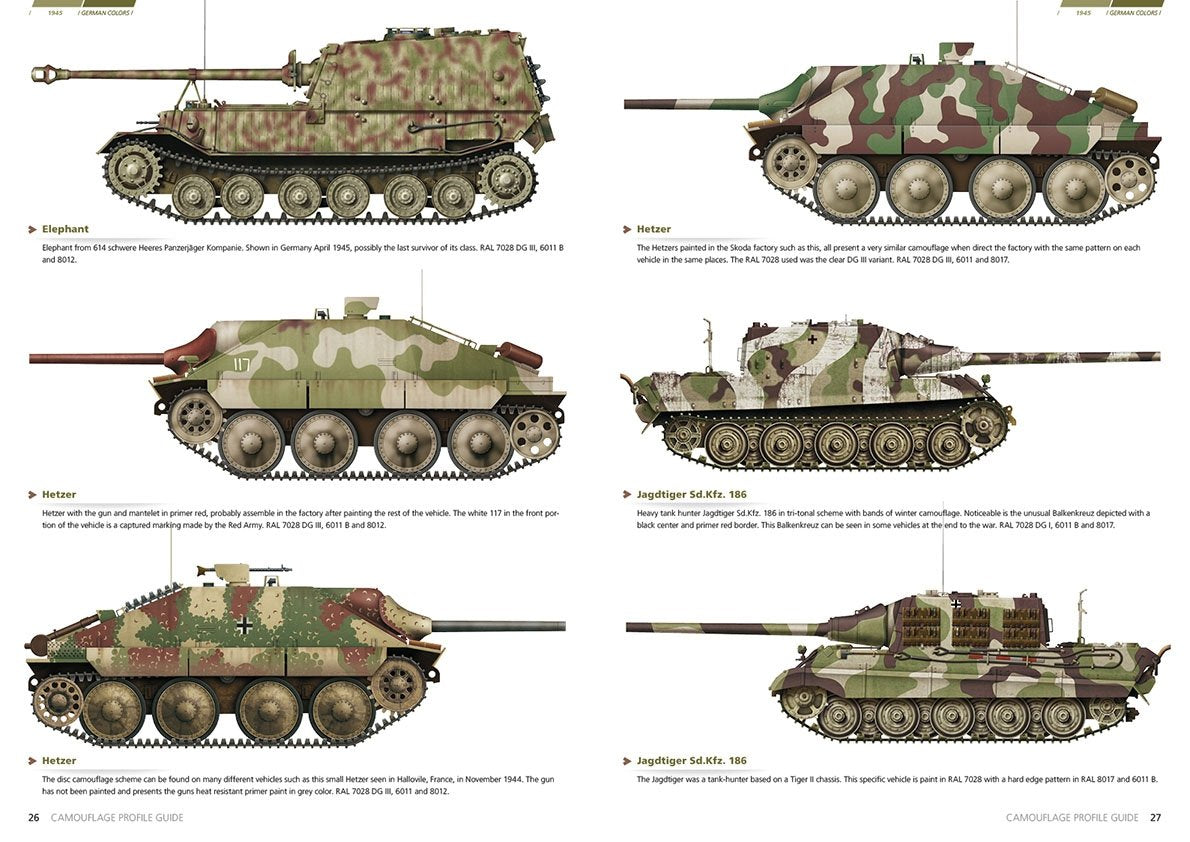 AK Interactive AK403 1945 GERMAN COLORS. CAMOUFLAGE PROFILE GUIDE (English) – image 2