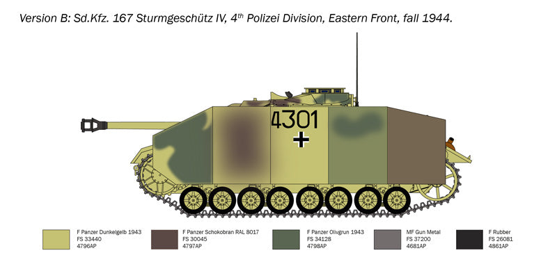 Italeri 0223 Sd. Kfz. 167 SturmGeschutz IV 1/35 – image 5