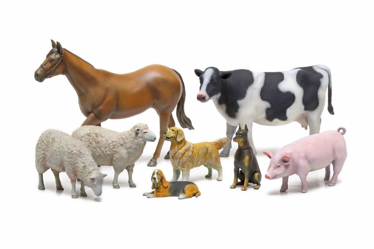 Tamiya 35385 Livestock Set II 1/35 – imagen 3