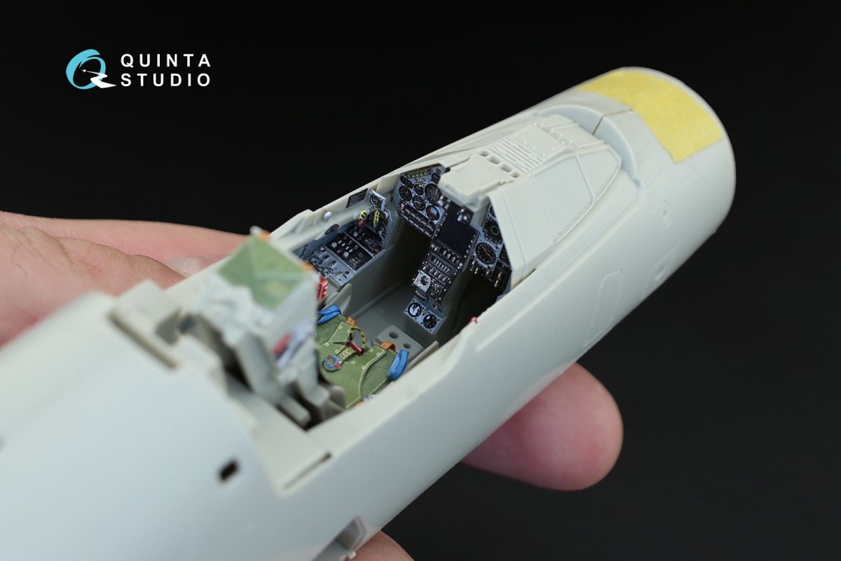 Quinta Studio QD32009 Mirage 2000C 3D-Printed &amp;amp; colored Interior on decal paper (for Kitty Hawk kit) 1/32 – image 9
