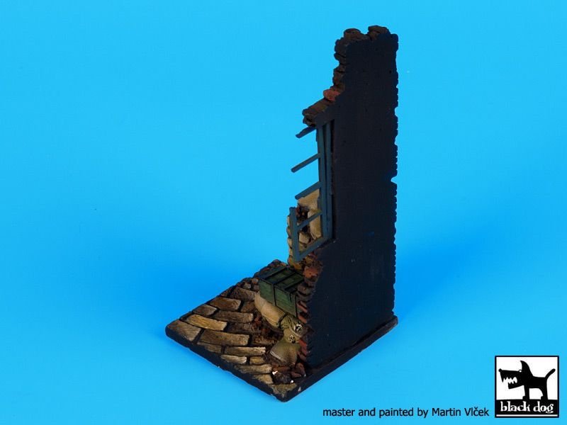 Black Dog D35058 House corrner N°3 base 1/35 – obrázek 2