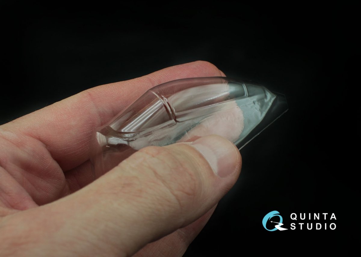 Quinta Studio QC48008 MiG-29 (All single seater version) vacuformed clear canopy (for GWH kits) 1/48 – Bild 2