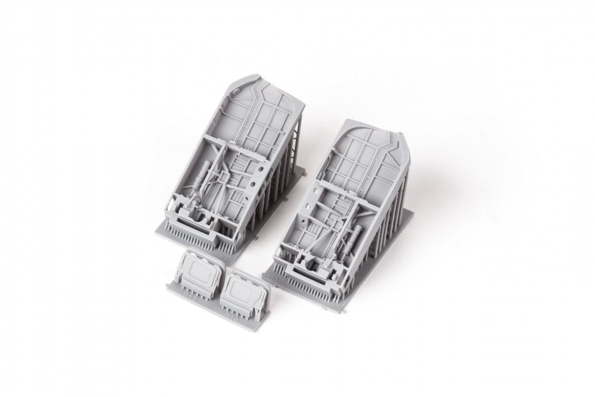 Baies de train d'atterrissage Eduard 648798 F6F - Impression Eduard 1/48