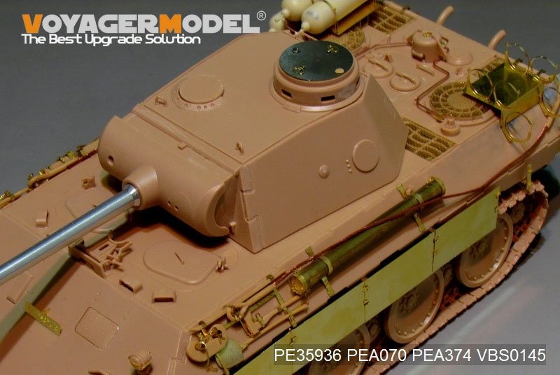 Voyager Model PE35936 WWII German Panther D w/&amp;quot;Stadtgas&amp;quot; Fuel Tanks Basic For MENG TS-038 1/35 – image 14