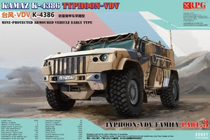 RPG Model 35021 KAMAZ K-4386 Typhoon-VDV Mine-Protected Armored Vehicle Early Type 1/35