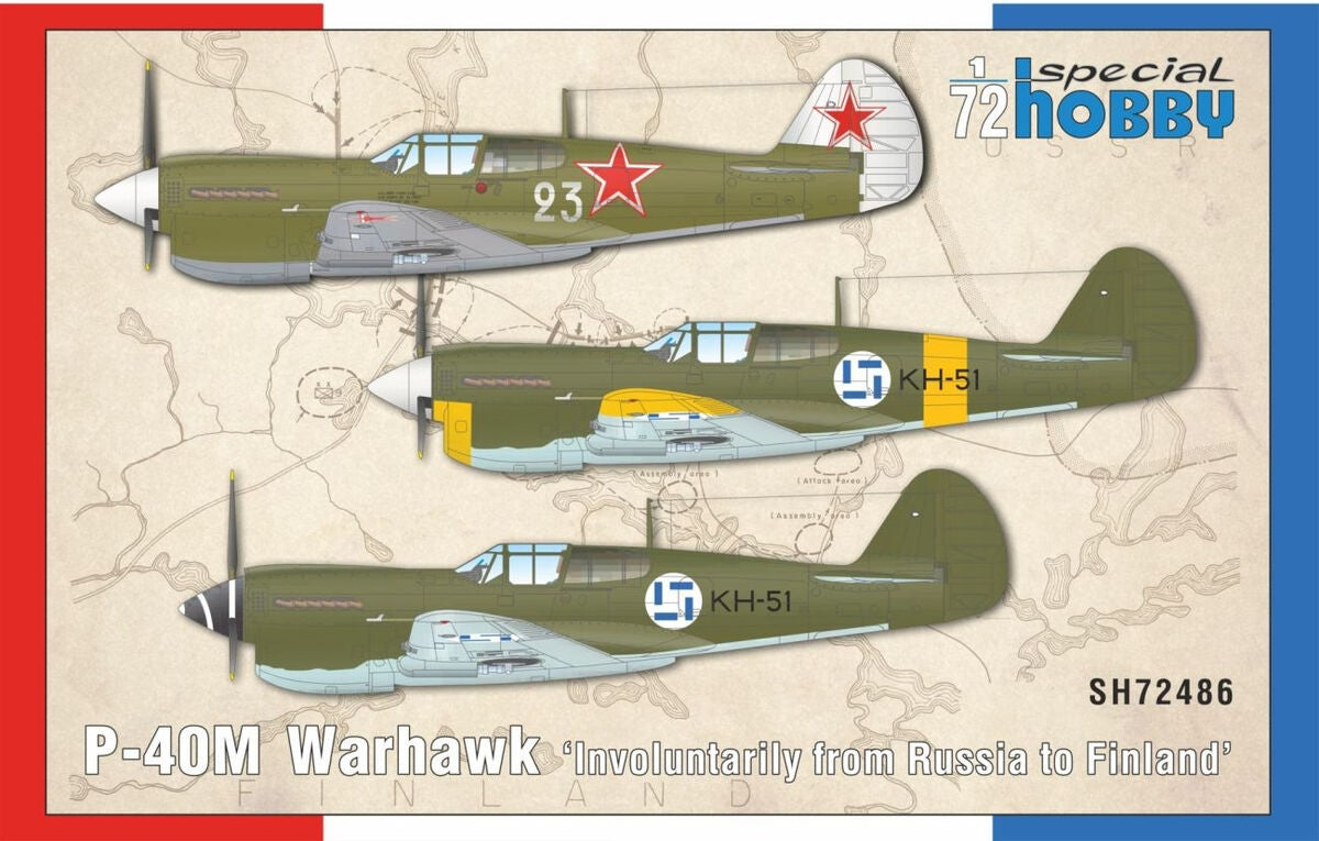 Special Hobby 72486 P-40M Warhawk &amp;#39;Involuntarily From Russia To Finland&amp;#39; 1/72