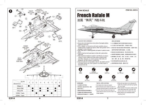 Trumpeter 03914 French Rafale M 1/144 – obrázek 4