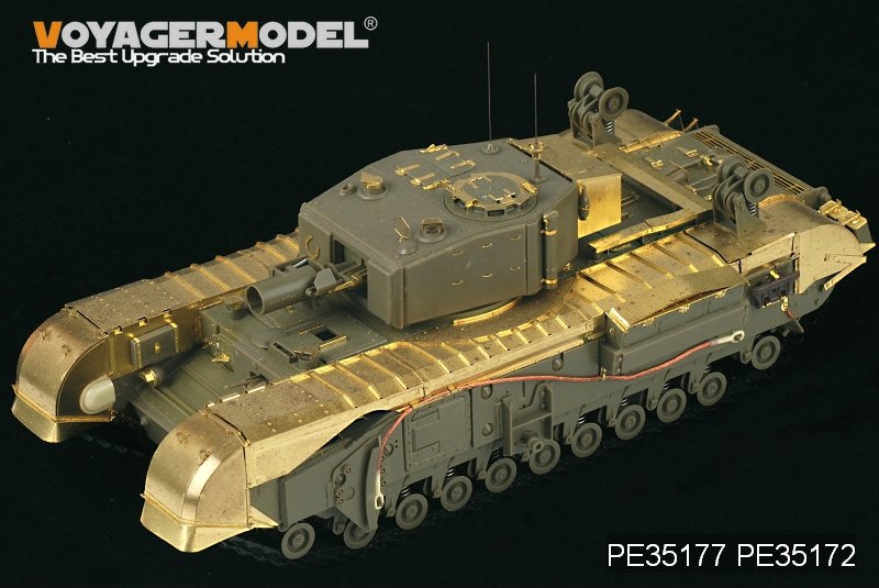 Maquette Voyager PE35177 Churchill Mk.III AVRE britannique de la Seconde Guerre mondiale pour AFV CLUB 35167 1/35 – image 3