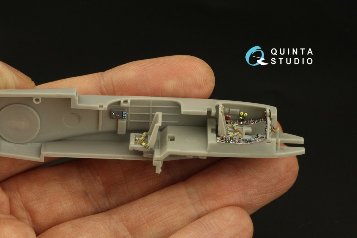 Quinta Studio QD72062 Me 410 3D-Printed &amp;amp; colored Interior on decal paper (Fine Molds) 1/72 – immagine 10