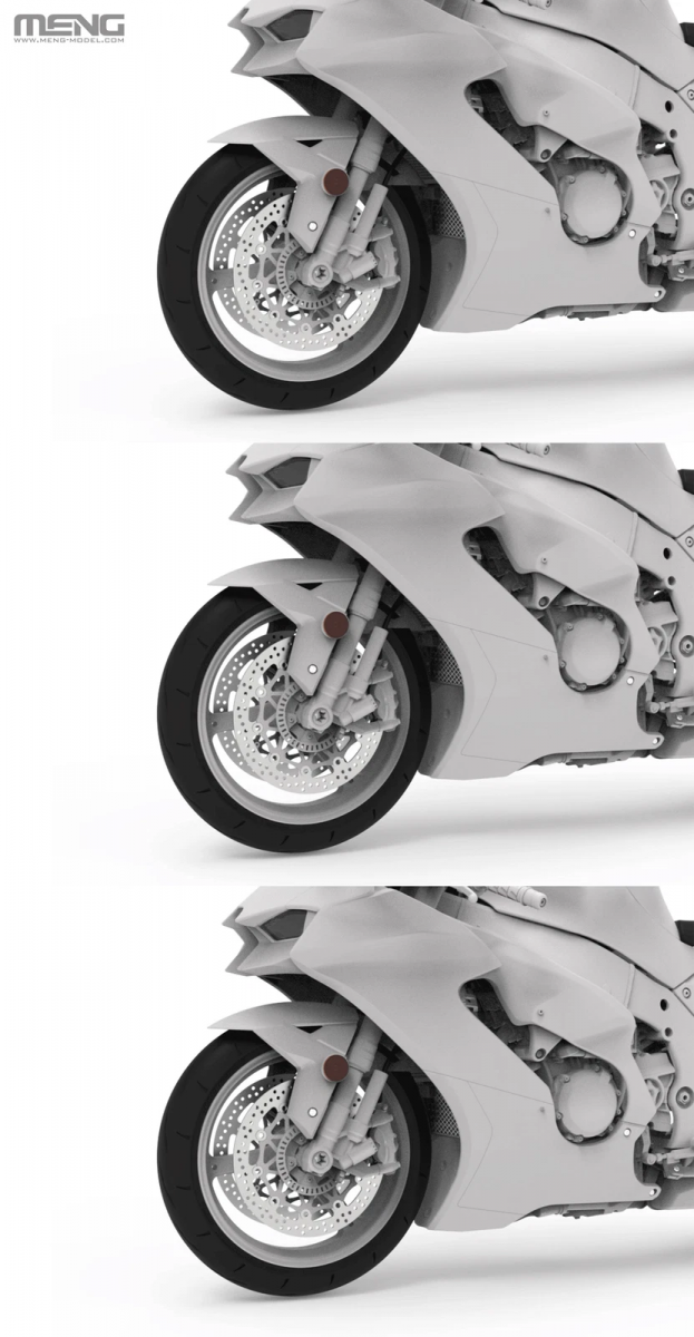 Meng Model MT-007 Kawasaki Ninja ZX-10R 1/9 – image 6
