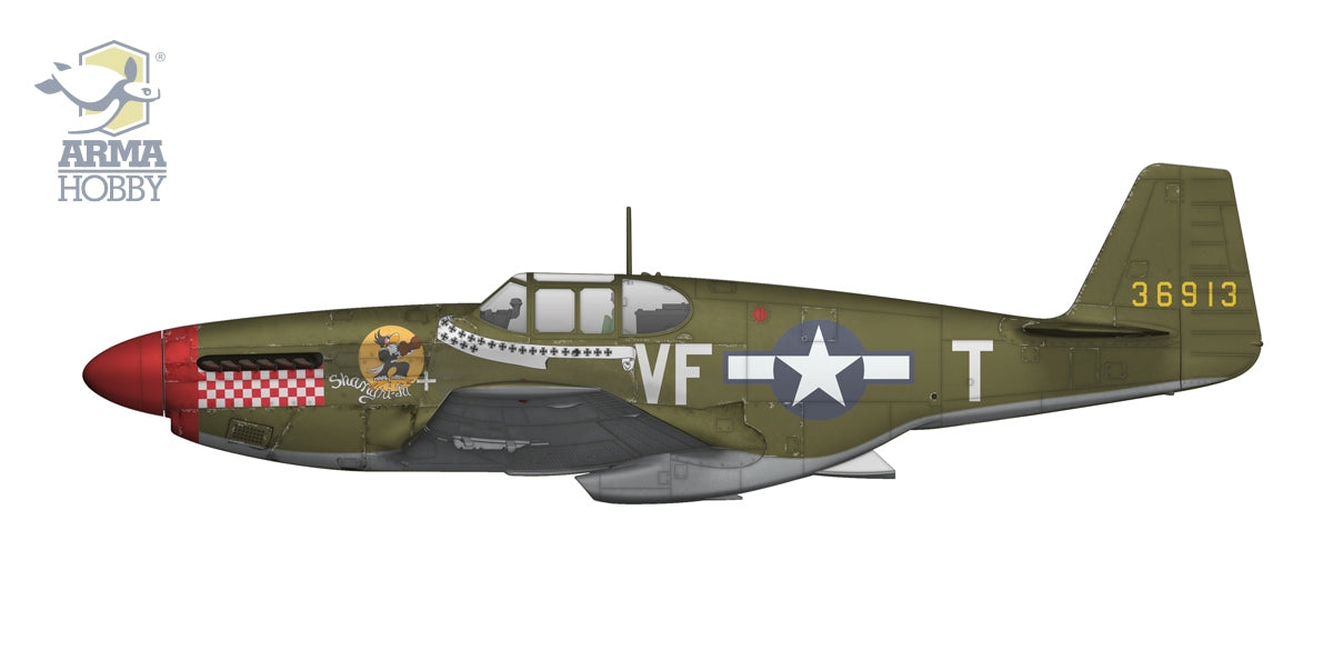 Arma Hobby 70069 P-51 B Mustang Deluxe Set 1/72 – image 4