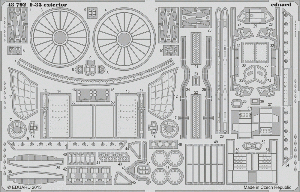 Eduard 48792 F-35B exterior KITTY HAWK 1/48