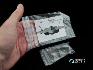Quinta Studio QC72003 SU-57 vacuformed clear canopy 2 pcs (for 7319 Zvezda kits) 1/72 – image 4