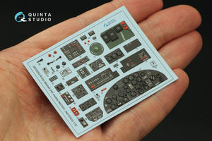 Quinta Studio QD32203 B-25J Mitchell Glass nose 3D-Printed &amp;amp; colored Interior on decal paper (HK models) 1/32 – image 4