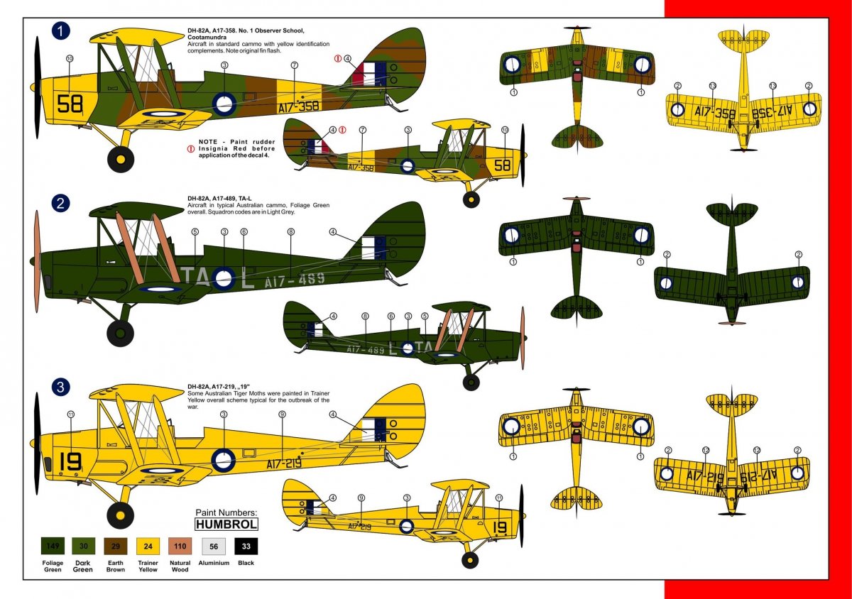 AZmodel 7408 De Havilland D82A Tiger Moth RAAF 1/72 – immagine 2