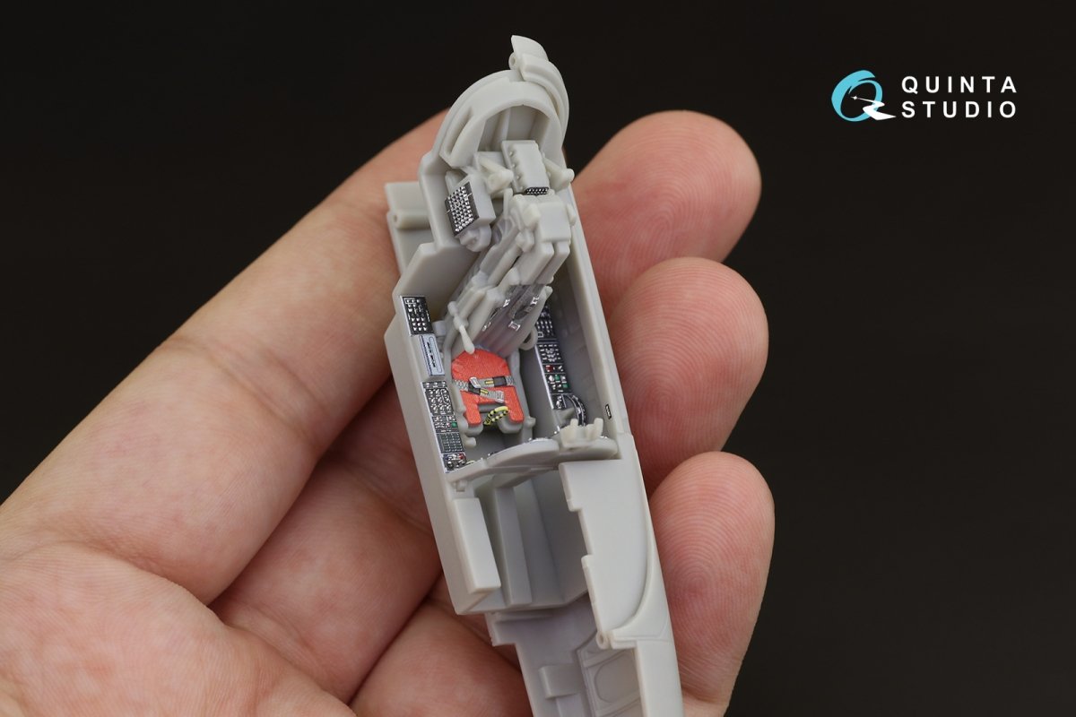 Quinta Studio QD48257 F-20 Tigershark 3D-Printed &amp;amp; coloured Interior on decal paper (Freedom Model) 1/48 – zdjęcie 7