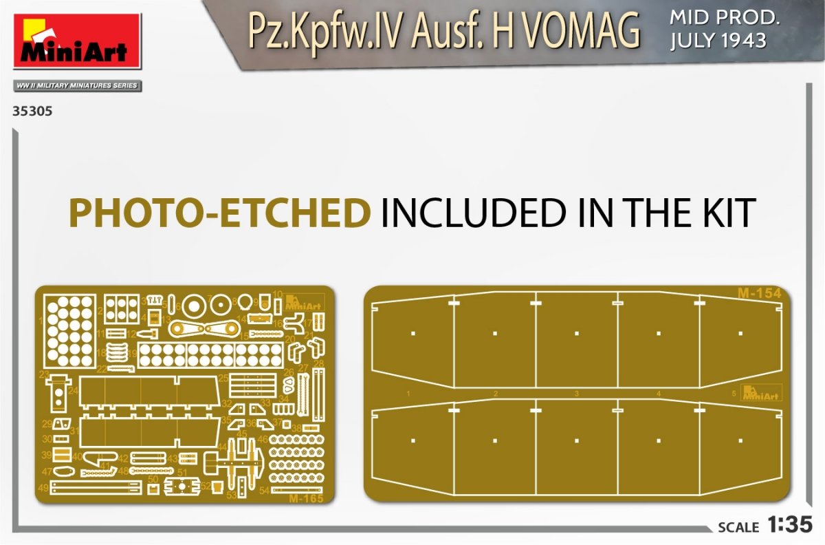 MiniArt 35305 Pz.Kpfw.IV Ausf. H Vomag. PRODUIT MI JUILLET 1943. KIT INTÉRIEUR 1/35 – image 2
