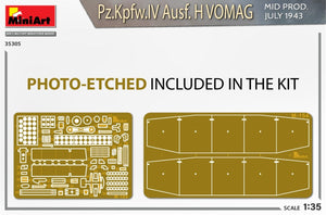 MiniArt 35305 Pz.Kpfw.IV Ausf. H Vomag. PRODUIT MI JUILLET 1943. KIT INTÉRIEUR 1/35 – image 2