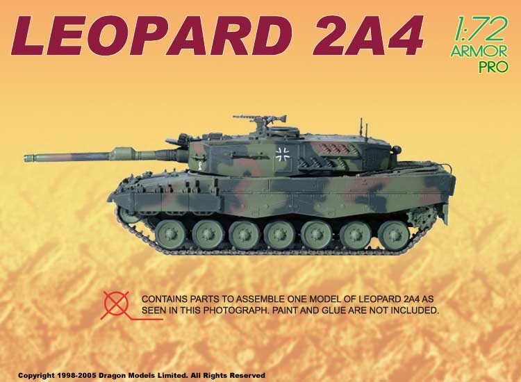 Dragon 7249 Leopard 2A4 1/72 – Bild 2