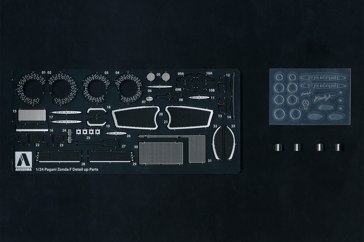 Aoshima 05956 PAGANI Zonda F Detail UP Parts 1/24 – Bild 2