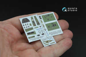 Quinta Studio QD72199 Bristol Beaufighter Mk.21 3D-Printed &amp;amp; colored Interior on decal paper (Hasegawa/MPM) 1/72 – image 3