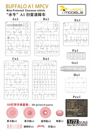 Maquette Vespid Models VS720035 US Buffalo MPCV 1/72  – image 9