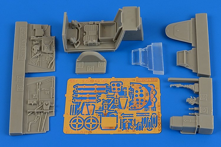Aires 4685 Bf 109G-6 (late) cockpit set 1/48 EDUARD