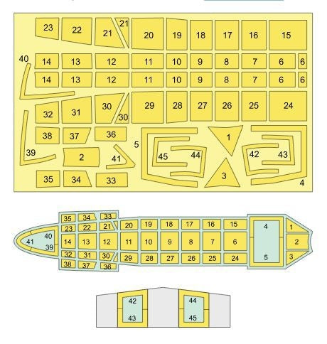 Omask 54012 Fairey Battle (pour maquettes d&amp;#39;avions classiques) 1/48 – image 2