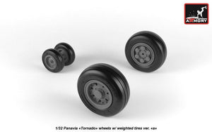 Armory Models AW32501a Panavia Tornado wheels, w/ tires type “a” (DL) 1/32 – image 2