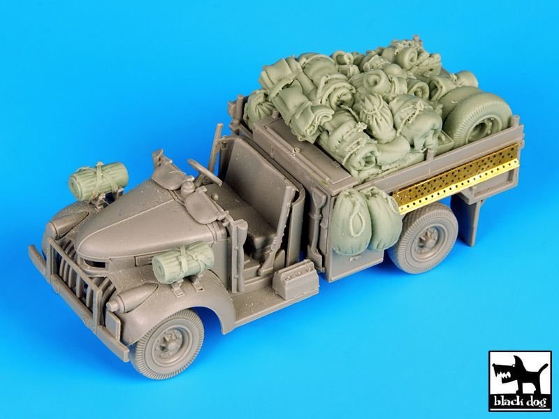 Black Dog T72039 British Chevrolet 30 cwt accessories set for Dragon 1/72