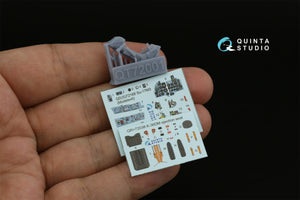 Quinta Studio QD+72168 Su-17M3 3D-Printed colored Interior on decal paper (Modelsvit) (with 3D-printed resin part) 1/72 – imagen 2